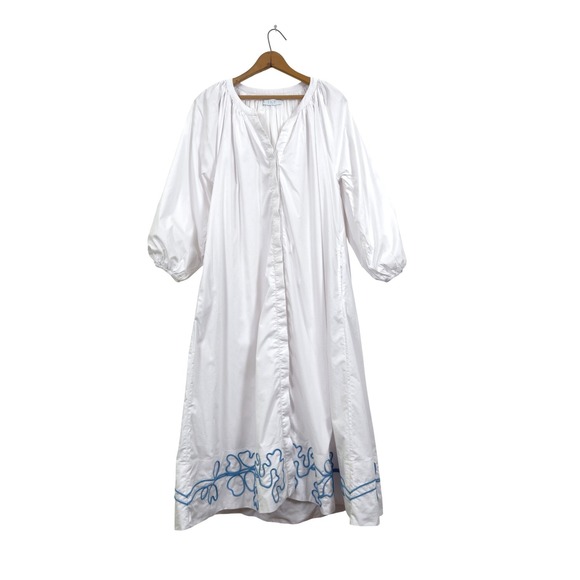 LAKE Other - LAKE Pajamas Brunch Dress White Cotton Blend Small